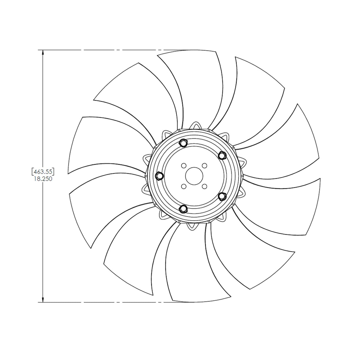 PowerTech Pusher-Style Cooling Fan for Isuzu 4LE2 Engine – PTI-30 Generator