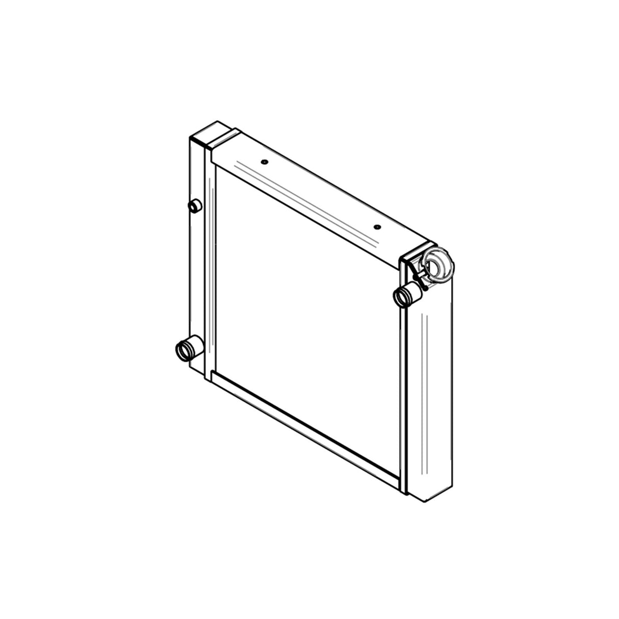 03RAD520 Aluminum Radiator