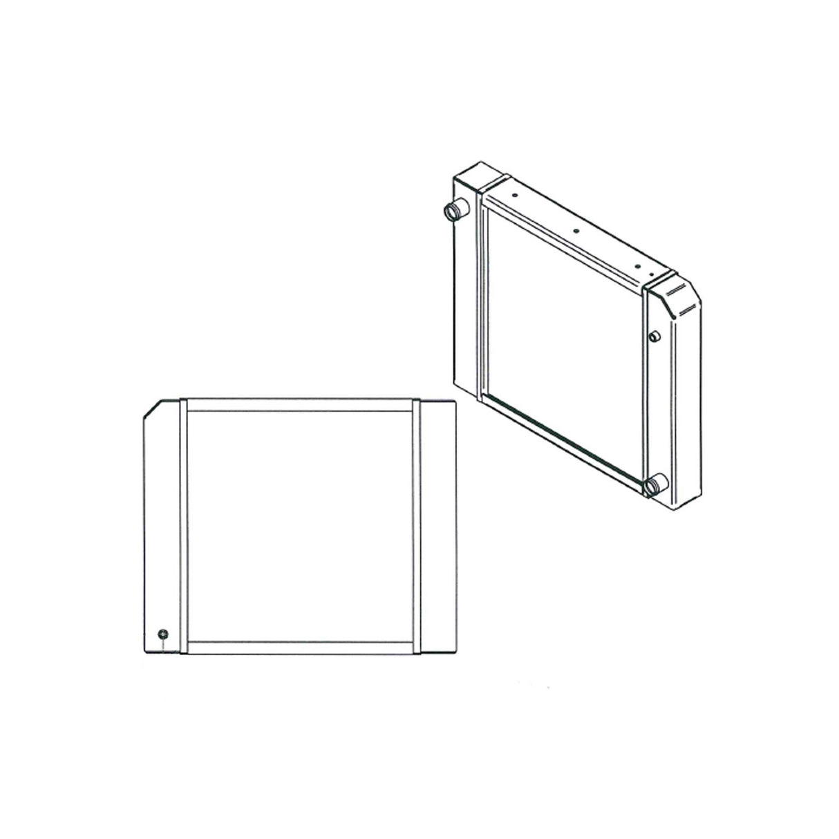 710 Aluminum Radiator 1 3/8 No Fill