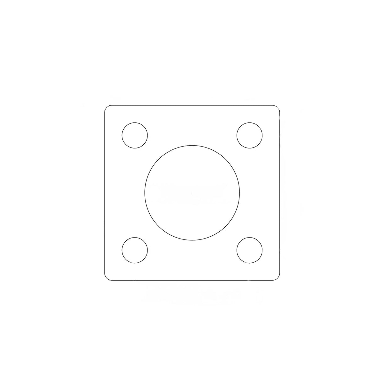 Exhaust 4 Bolt Flange 1.25
