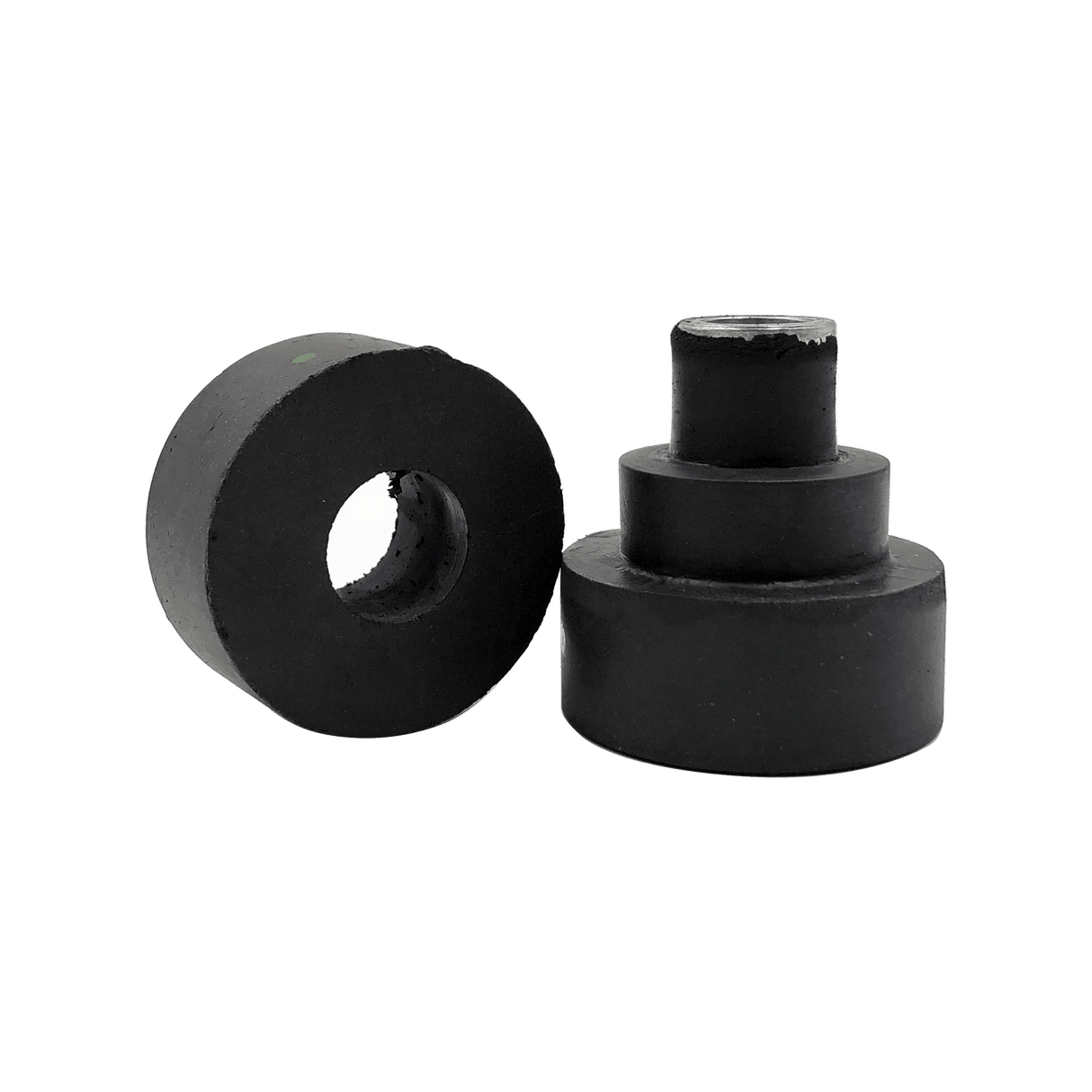 Round radiator mount isolator opened