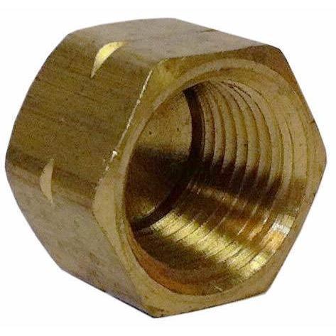Brass pipe cap 3/8 for a PowerTech mobile generator.