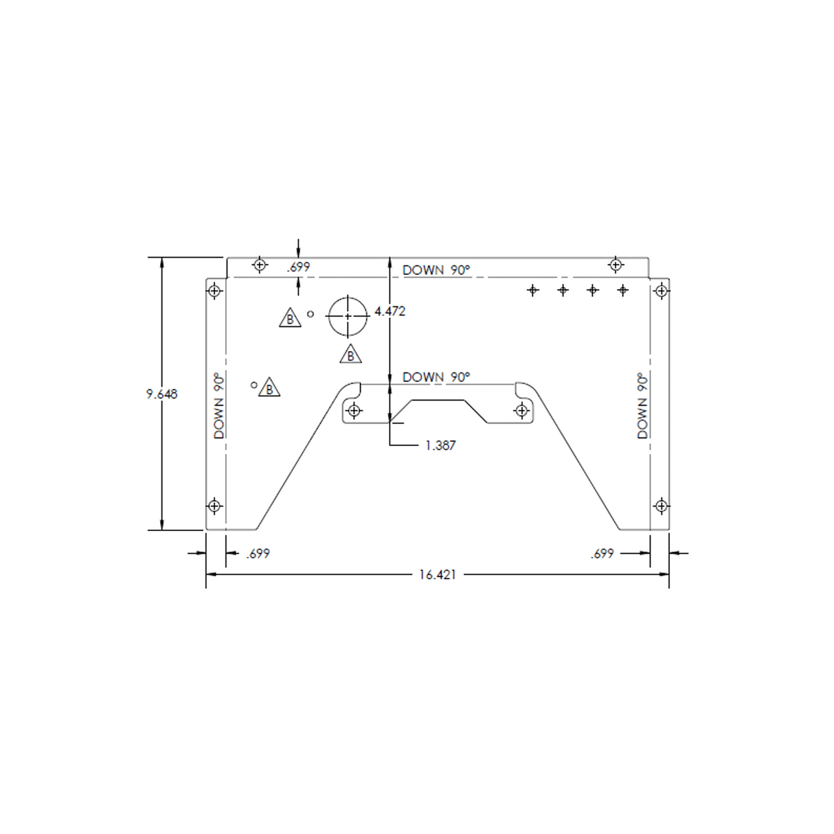 Mobile Generator front control box panel