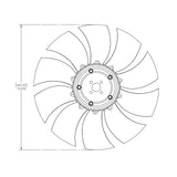 PowerTech Pusher-Style Cooling Fan for Isuzu 4LE2 Engine – PTI-30 Generator