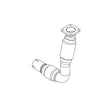 Isuzu Exhaust Flex Pipe Parts