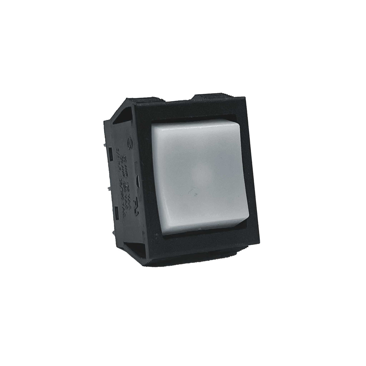 Momentary White Rocker Start/Stop Switch