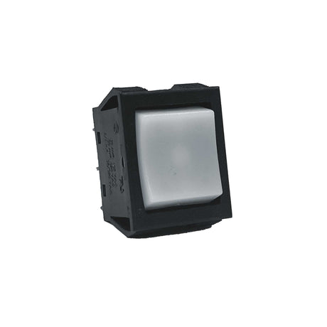 Momentary White Rocker Start/Stop Switch