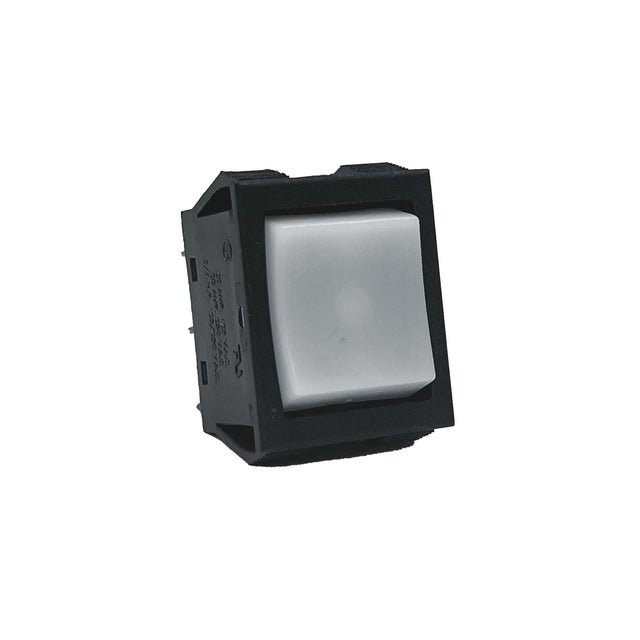 Momentary White Rocker Start/Stop Switch