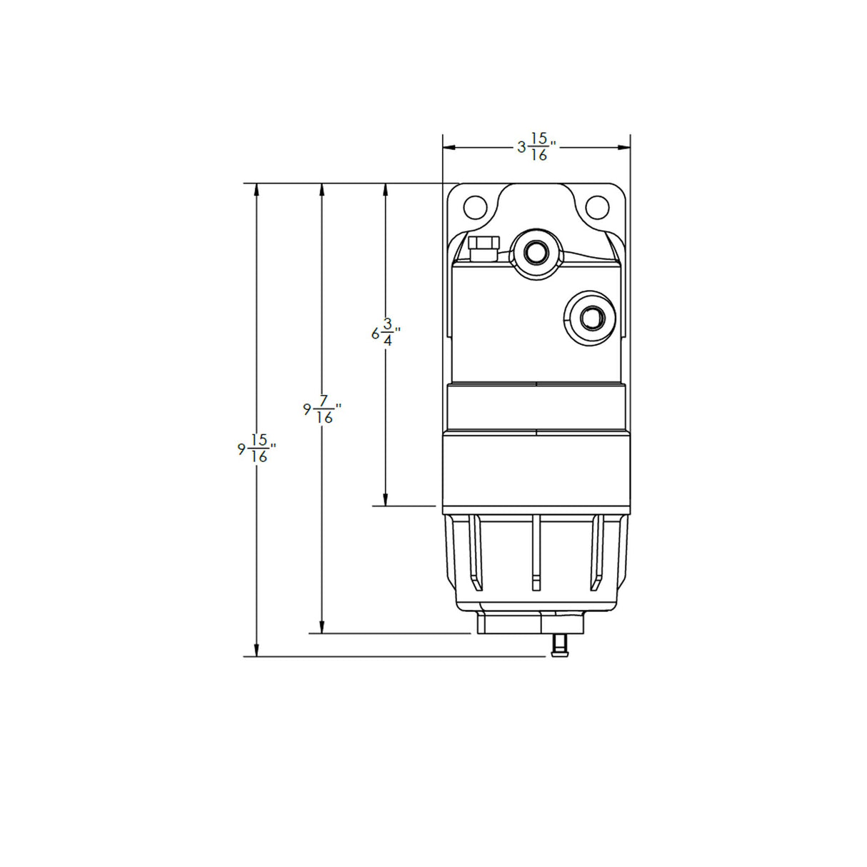 Isuzu Fuel Filter Assembly