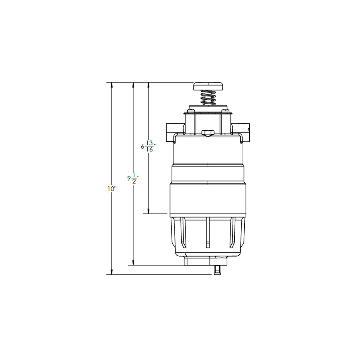 08FF4L-SEC Isuzu Fuel Filter Assembly