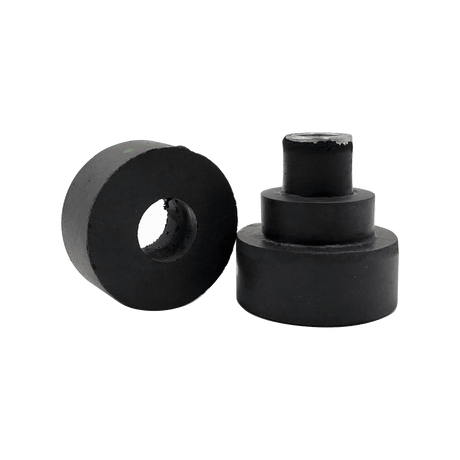 Round radiator mount isolator opened