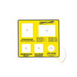 Control Box Decal for an ECU PowerTech Generator Panel