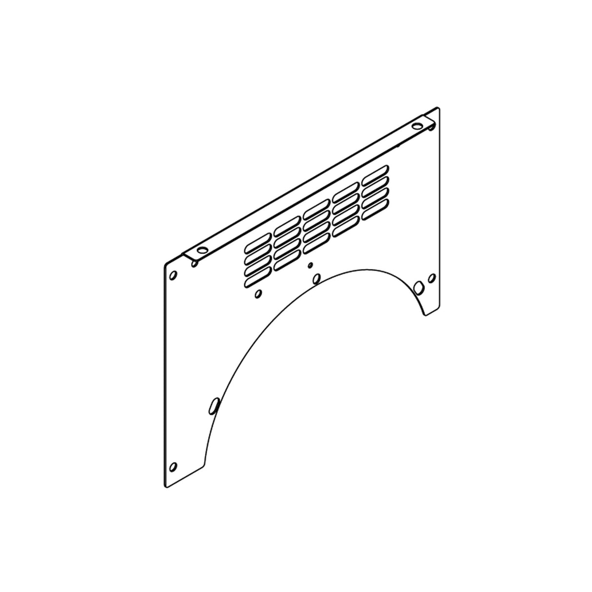 Vented Control Box Back Panel