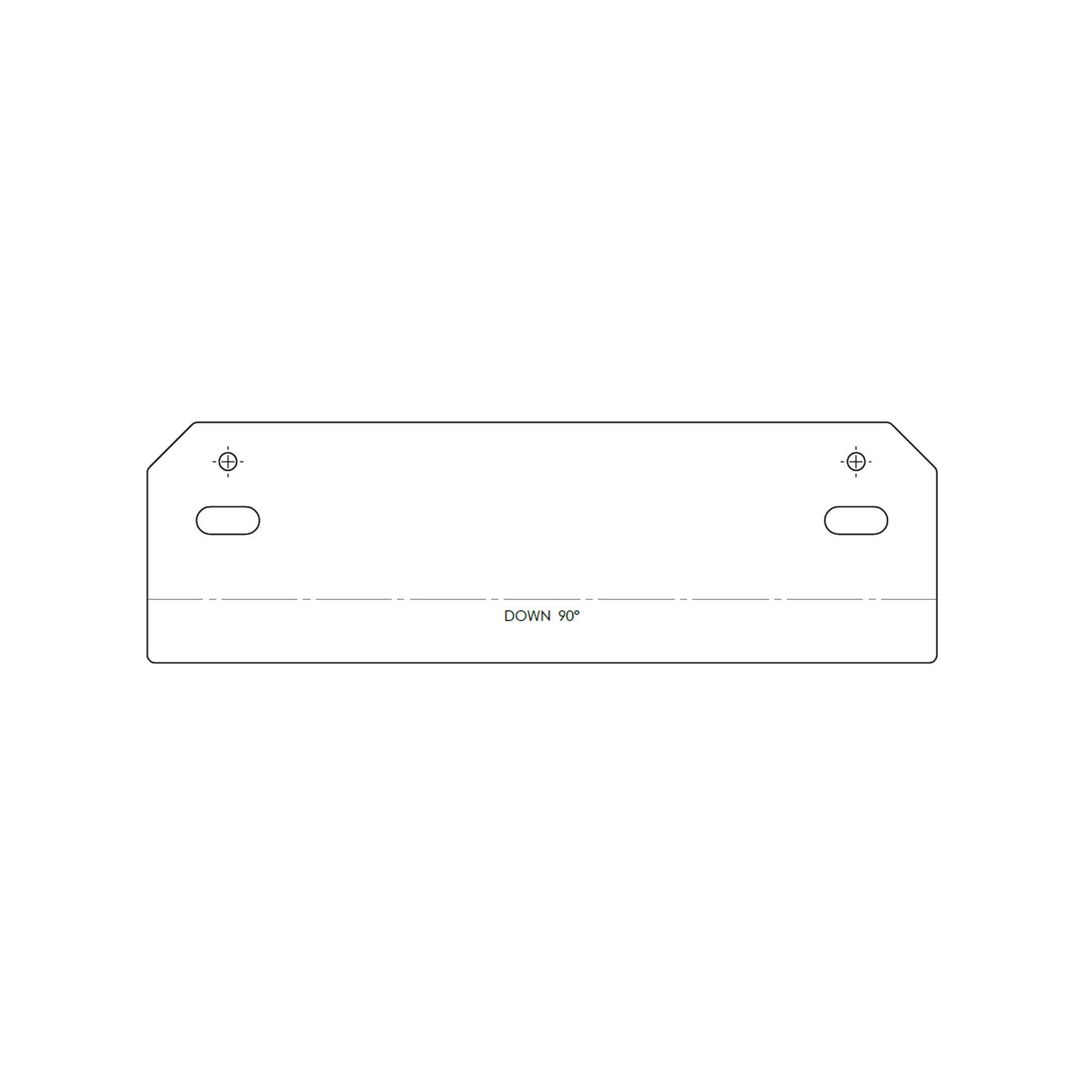 Center Radiator Bracket for 650 Radiator