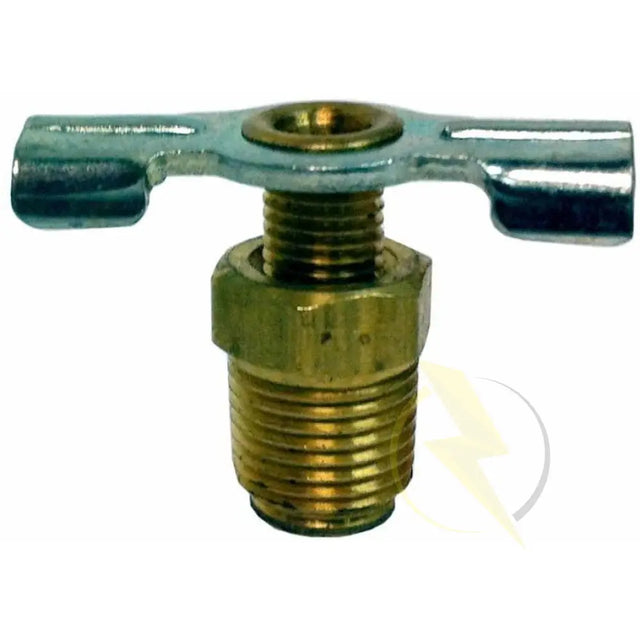 Brass Draincock 1/8 Straight for PowerTech Mobile Generators