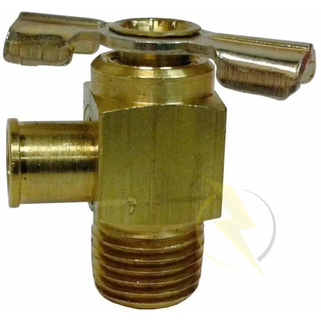 Brass oil drain cock 90 degree