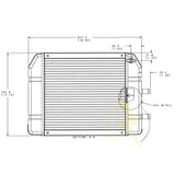 2D Drawing of Sprinter Van generator radiator