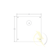 Non-service side panel for custom generator control box