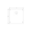 Non-service side panel for custom generator control box