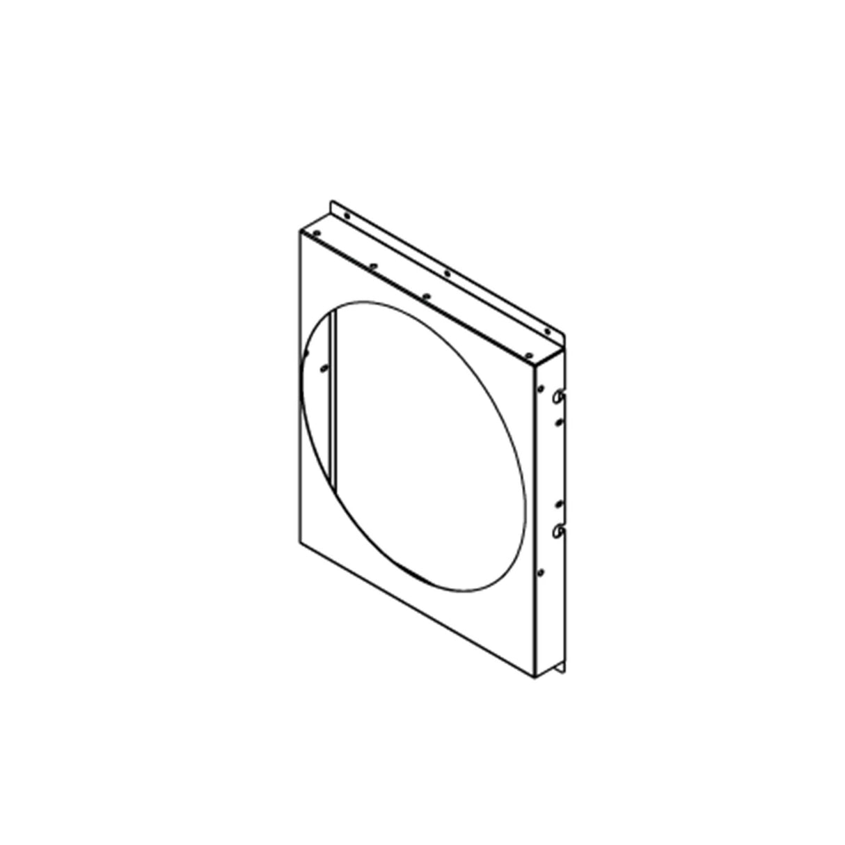 Isuzu Fan Shroud for 25 kW -30 kW